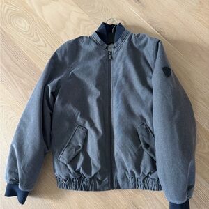 Bonpoint gray Bomber Jacket/Puffer size 14!